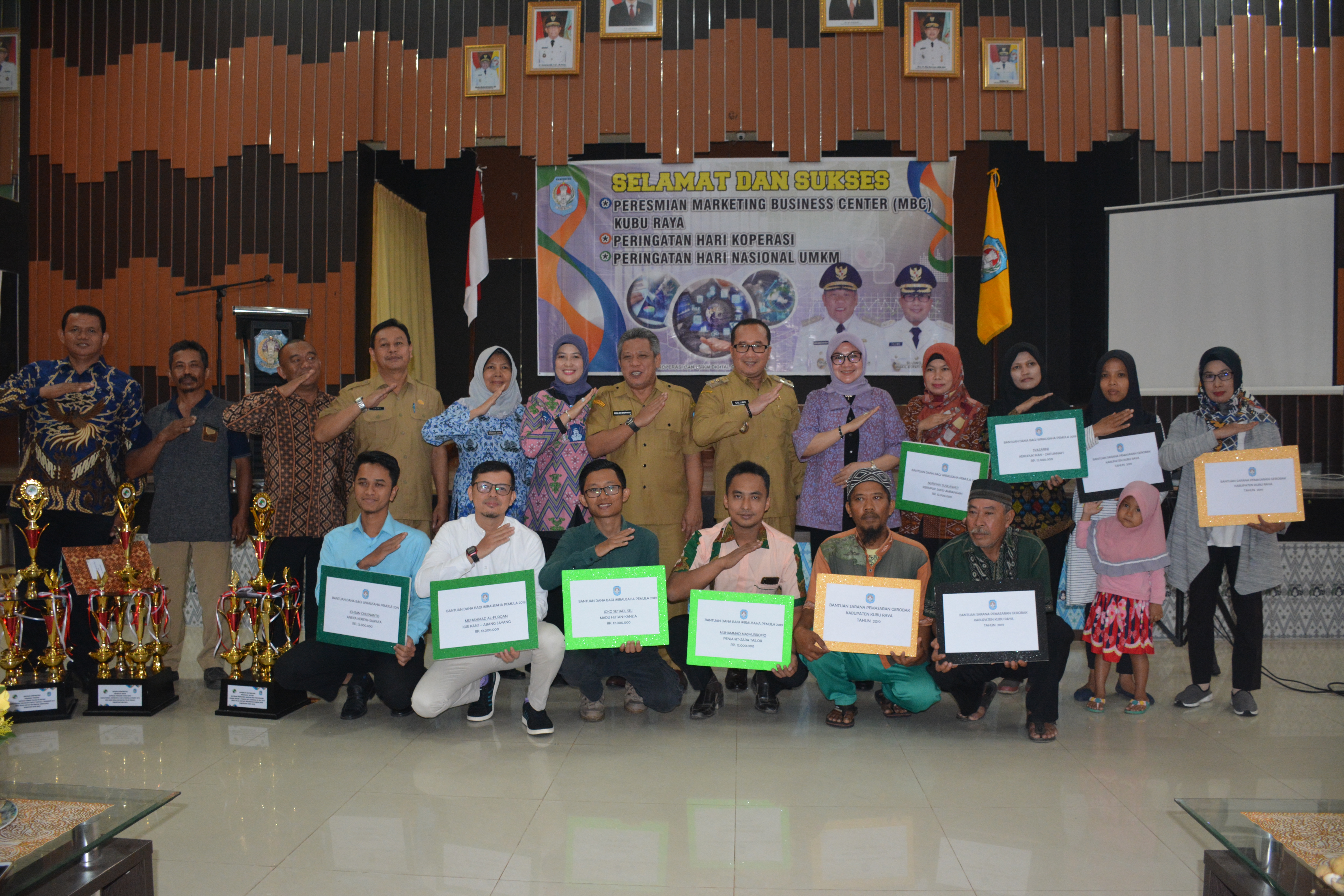 Peringatan Hari Ulang Tahun Koperasi ke-72 Tahun di Aula Kantor Bupati Kubu Raya
